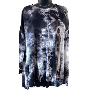 Show Me Your Mumu Oversized Tie Dye Long Sleeve Top
